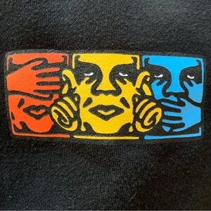 Obey Clothing black hoodie size small